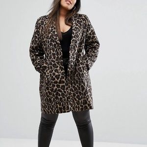 River Island Leopard print coat -Host Pick!🎉